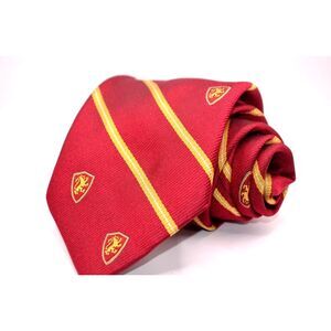 Flagler College The Rah-Rah Collection Men's Tie Red Striped Silk USA‎